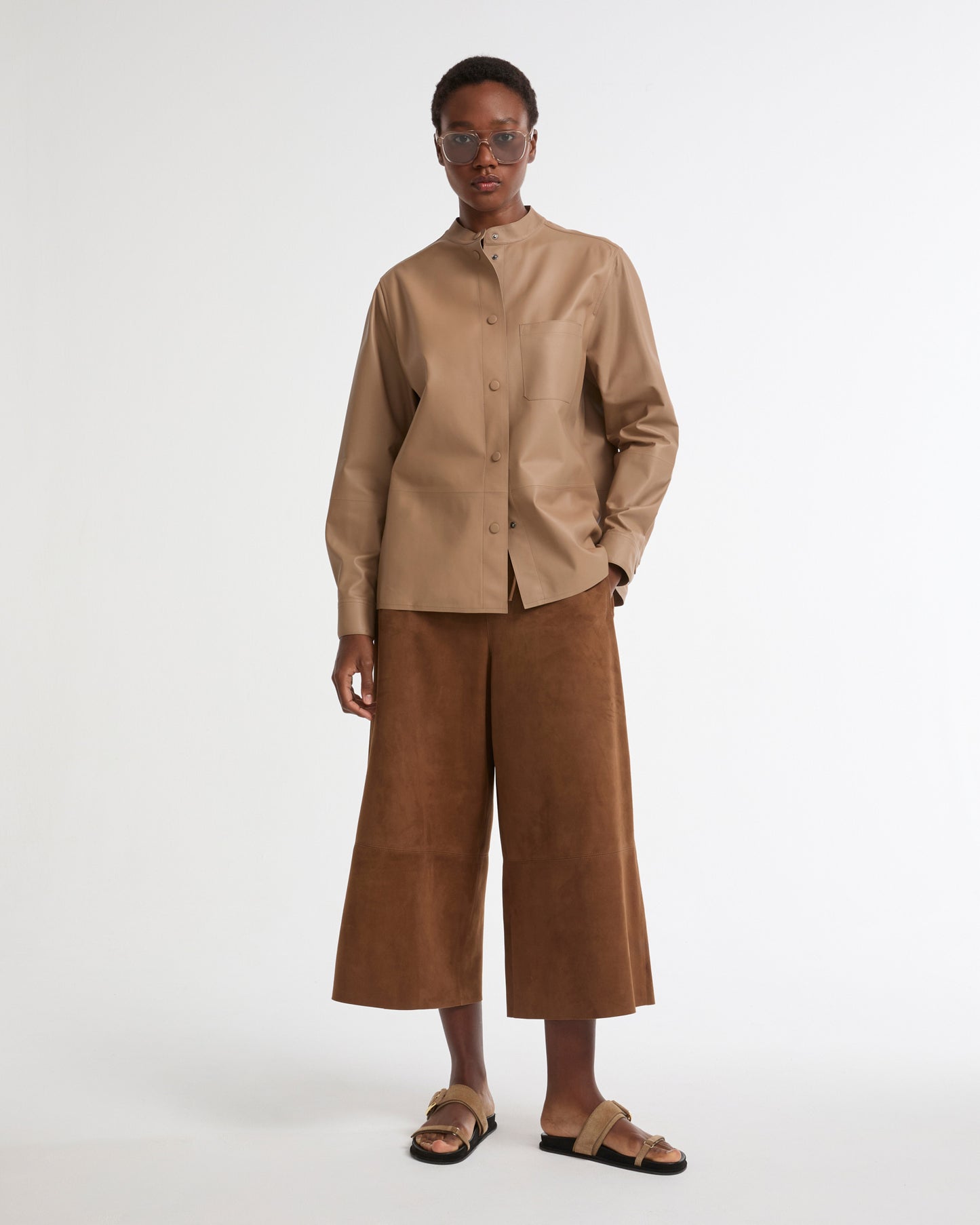 Supple lambskin shirt