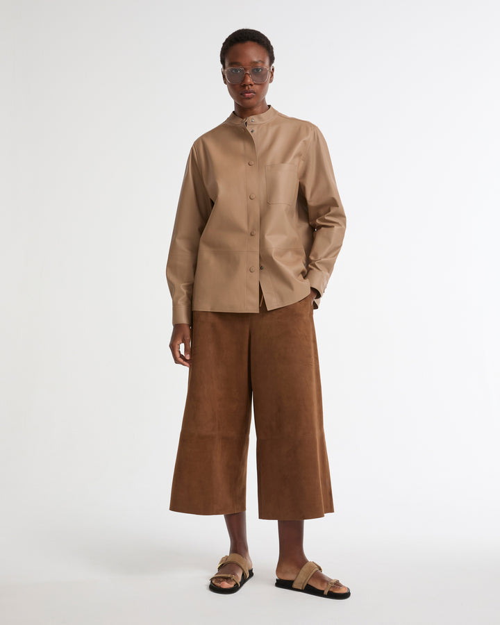 Supple lambskin shirt