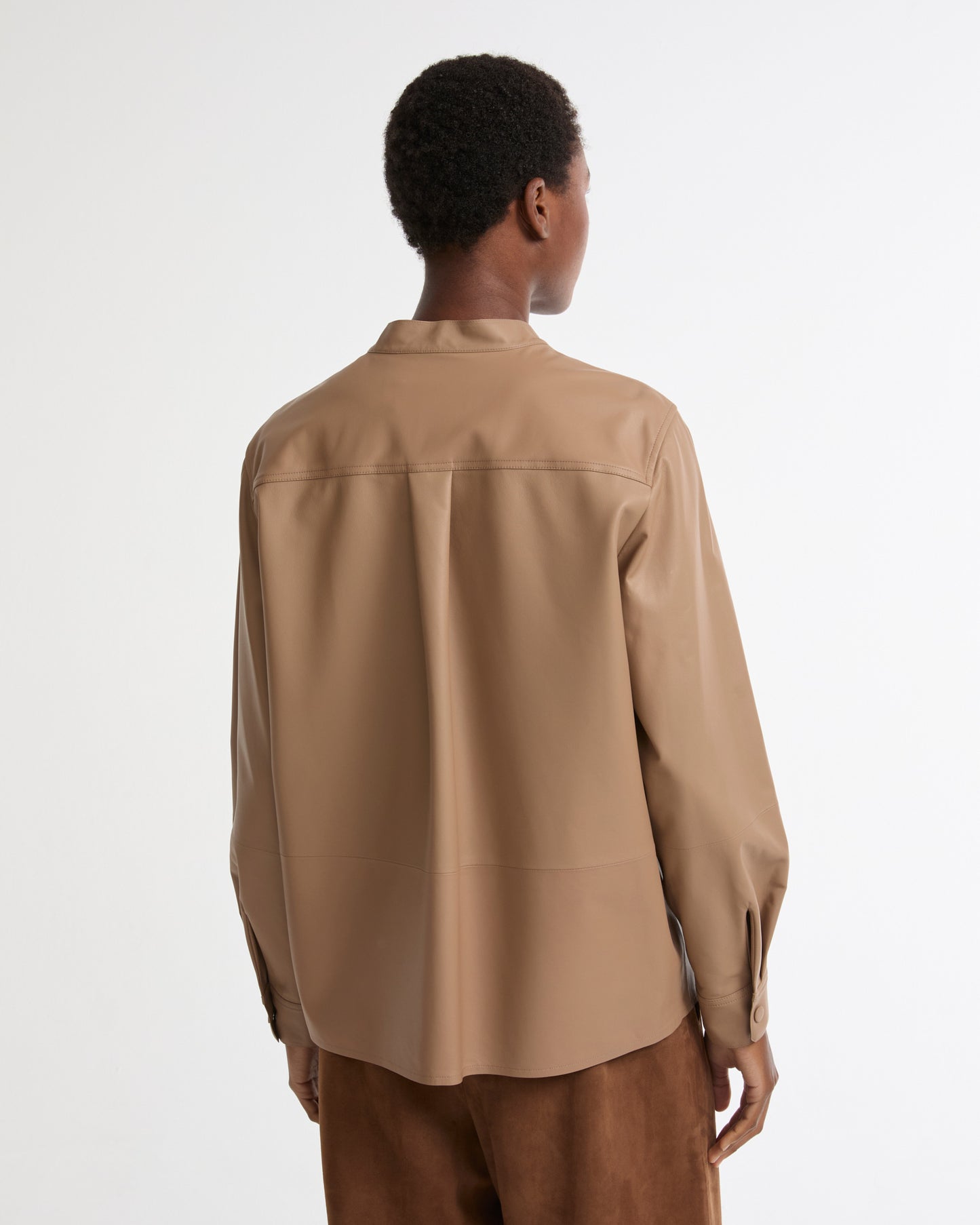 Supple lambskin shirt