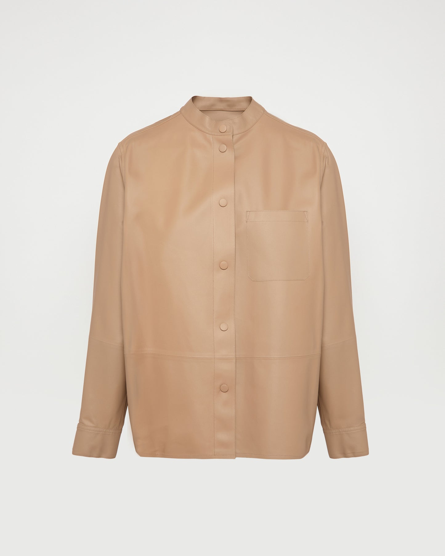 Supple lambskin shirt