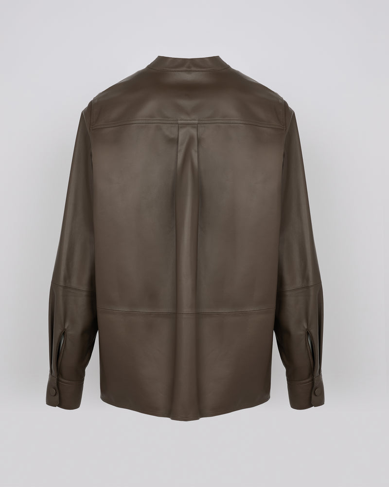 Supple lambskin shirt