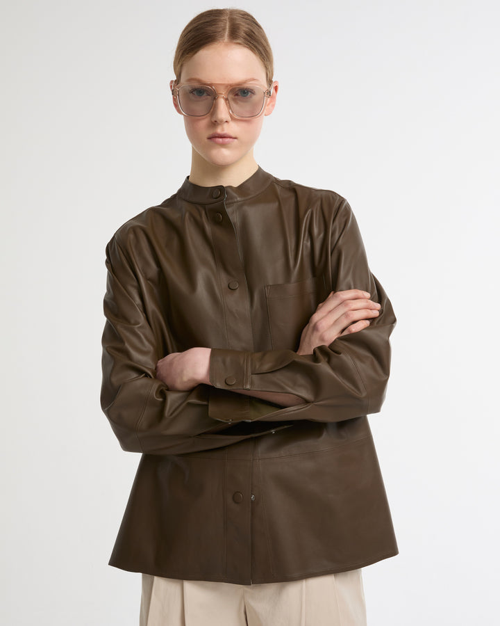 Supple lambskin shirt