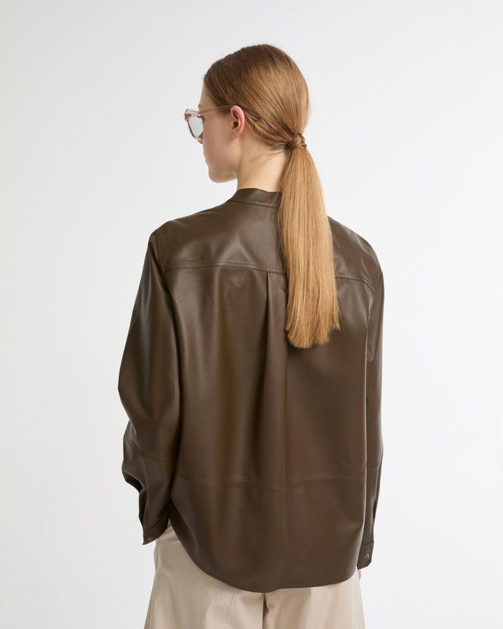 Supple lambskin shirt