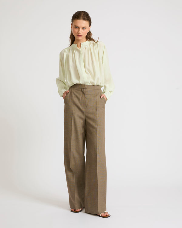 Cool wool suit trousers