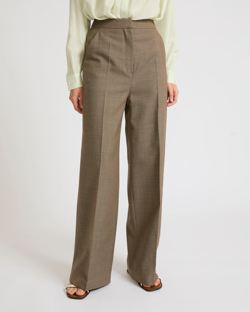 Cool wool suit trousers