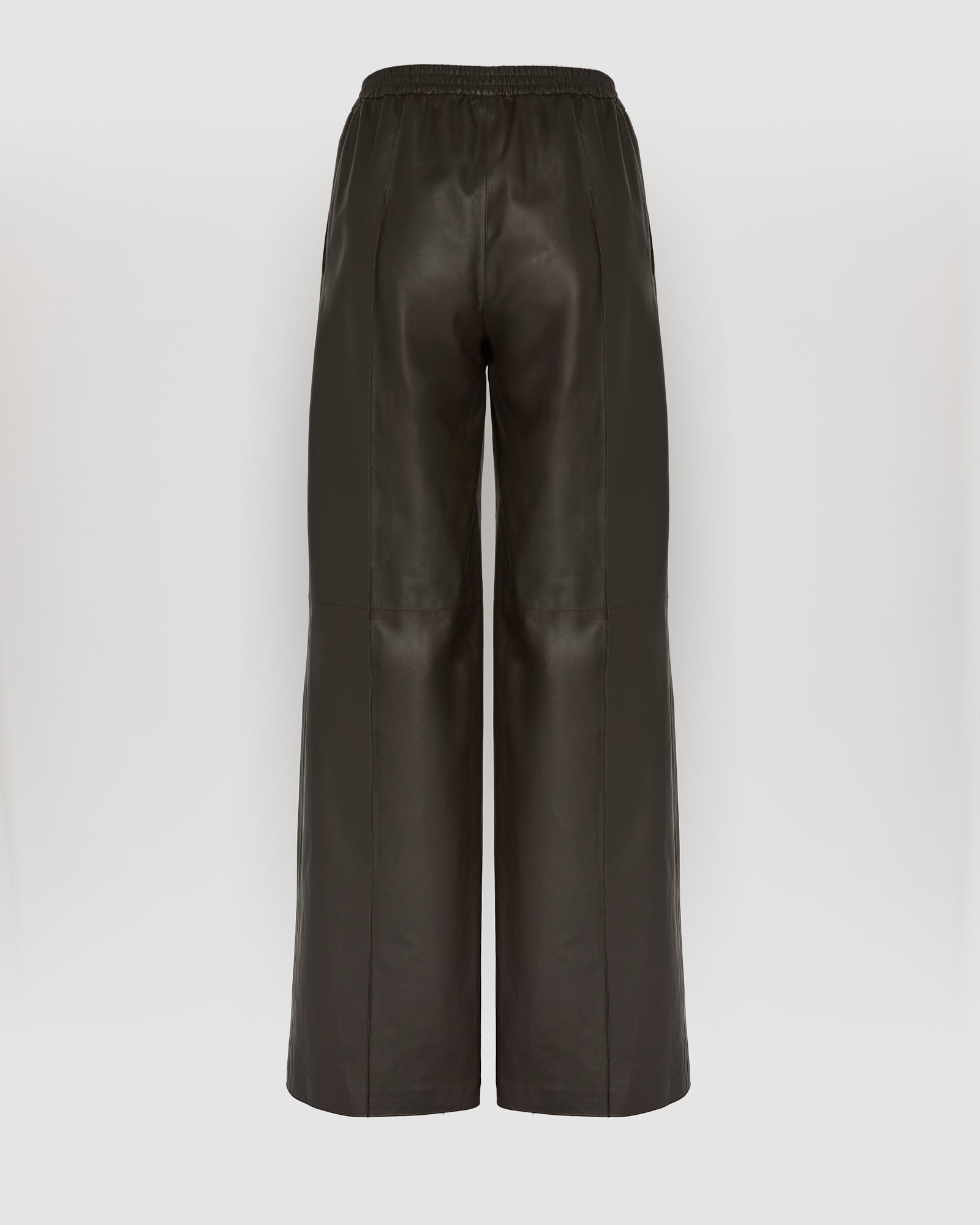 Fine lamb leather loose trousers - Yves Salomon