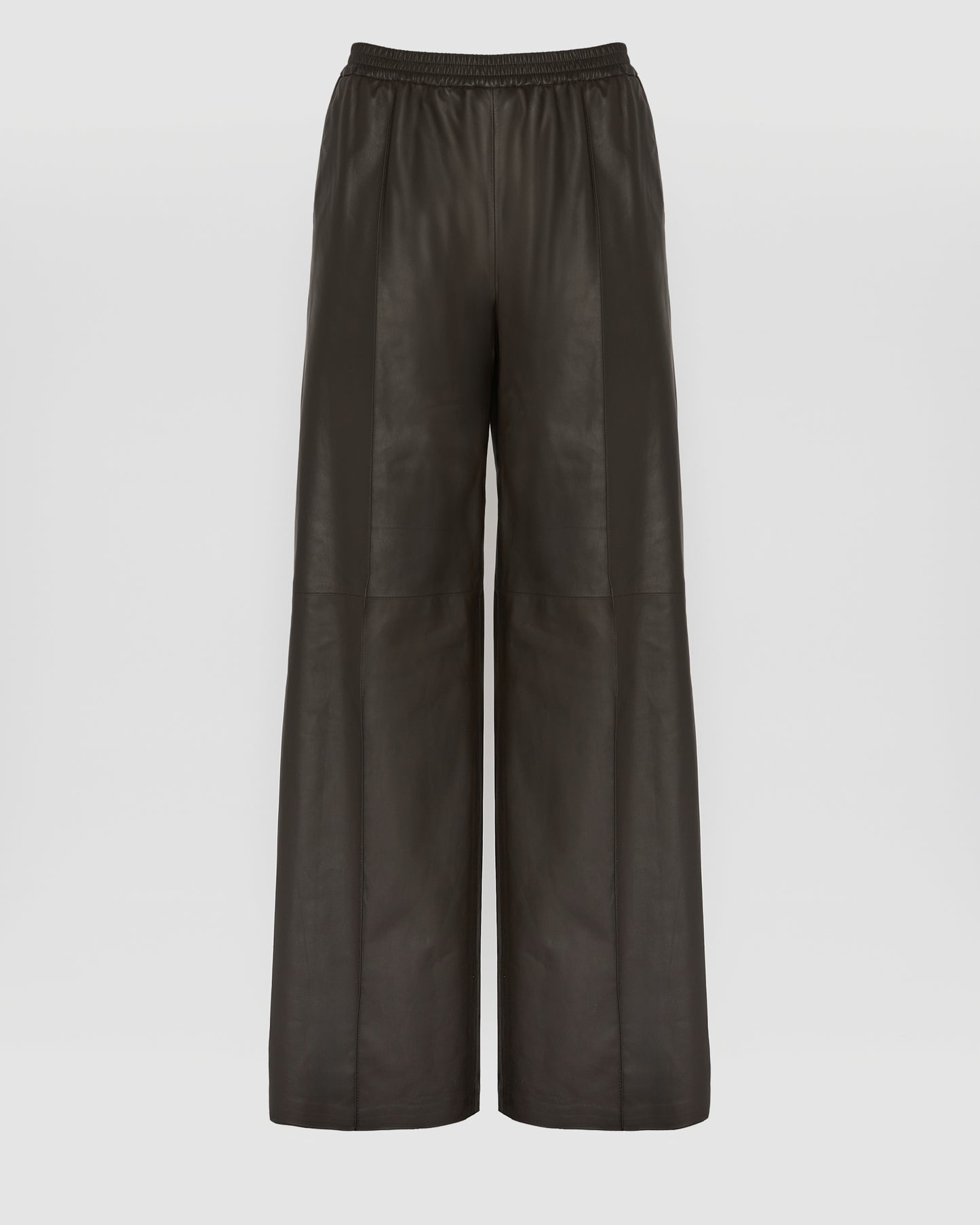 Fine lamb leather loose trousers - Yves Salomon