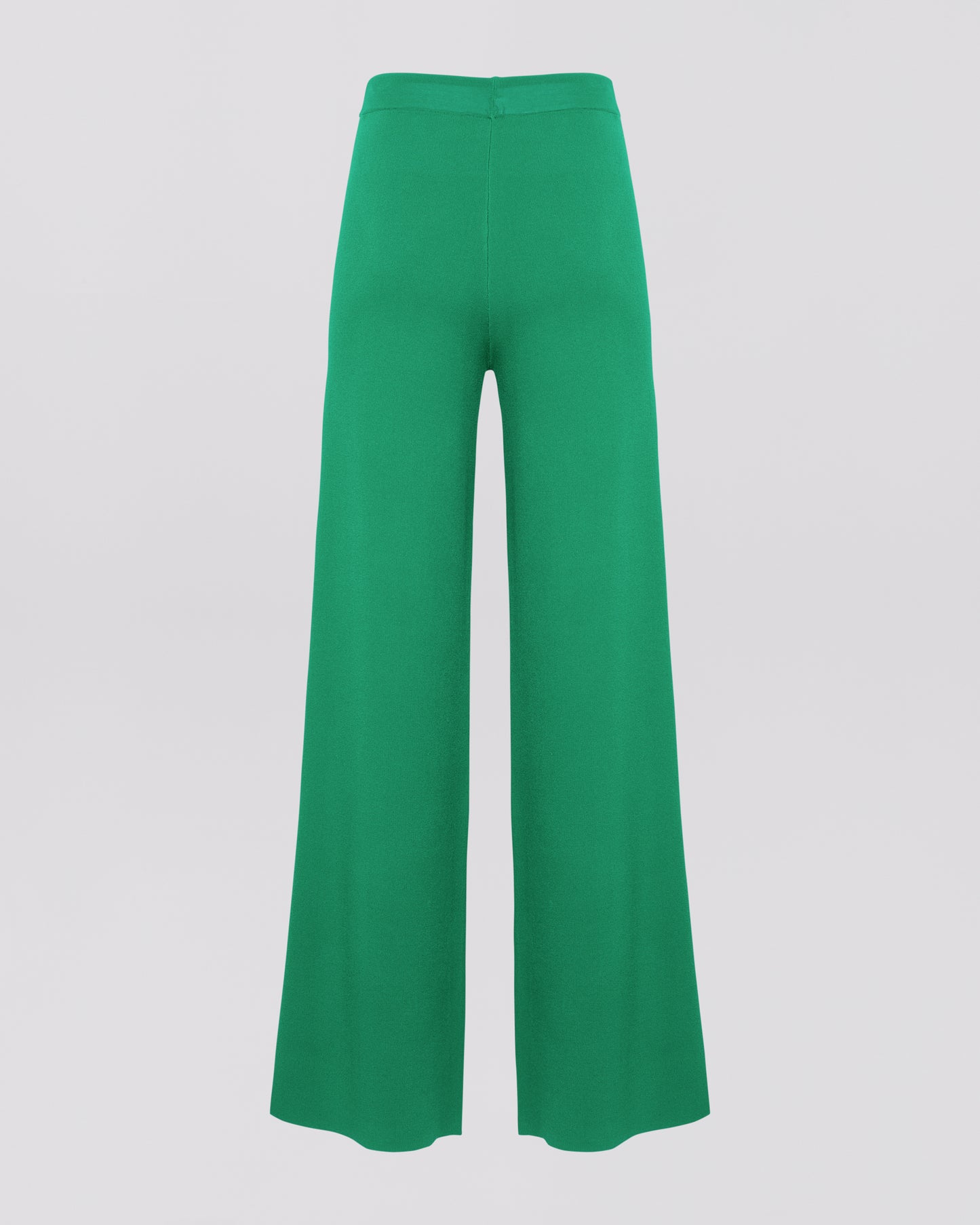 Knitted wide leg trousers