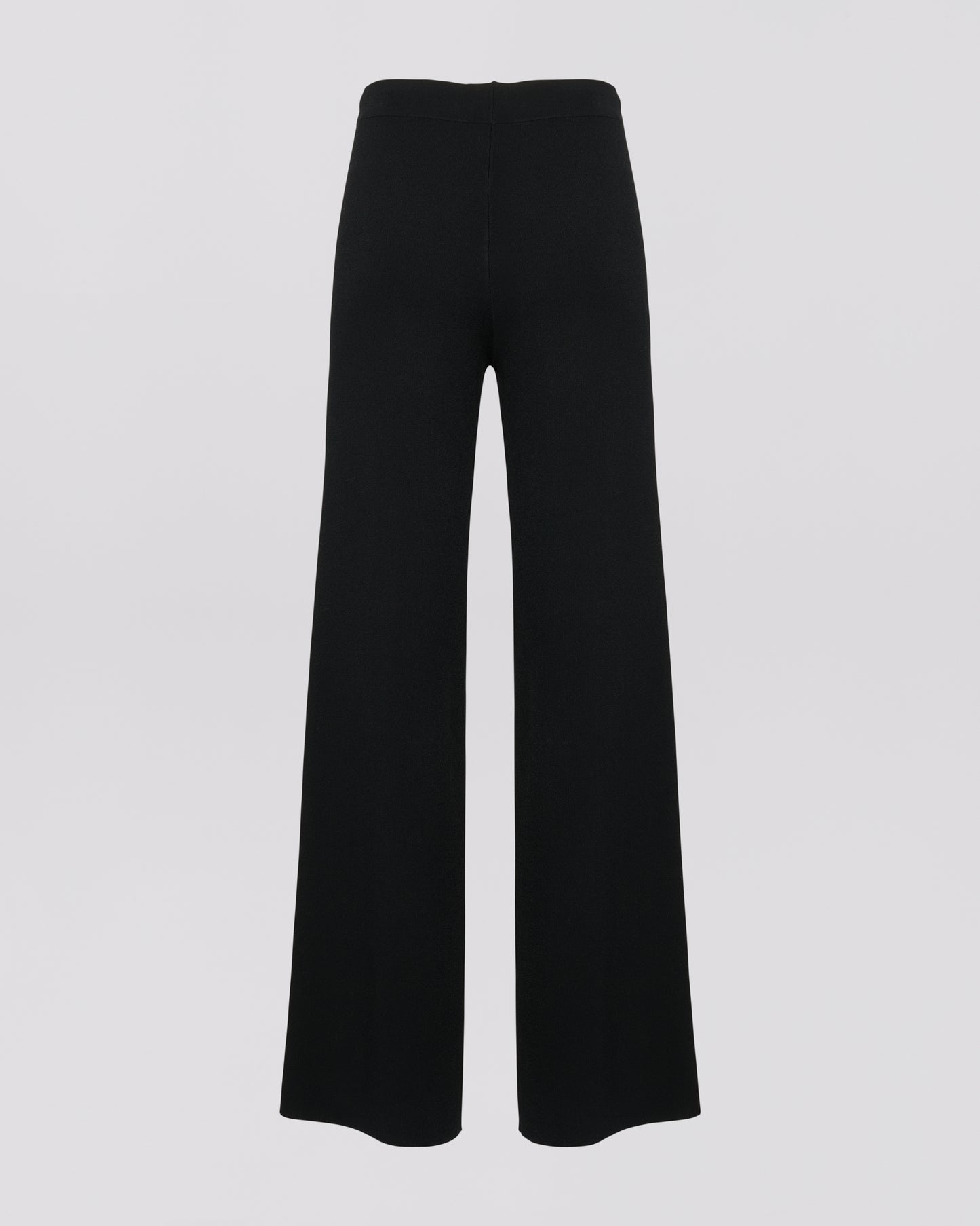 Knitted wide leg trousers
