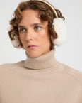 Mink fur earmuffs