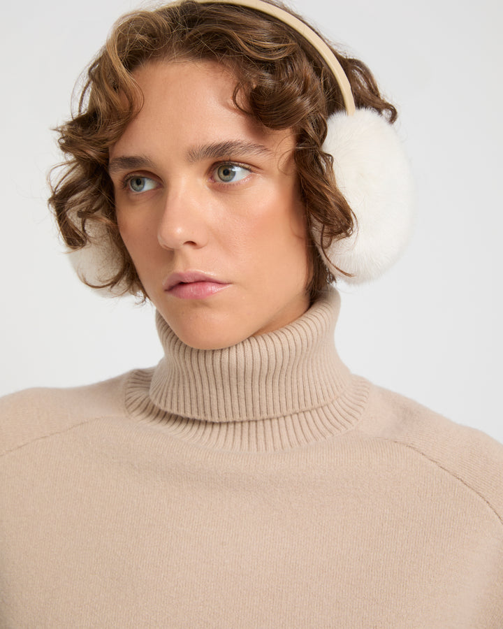 Mink fur earmuffs -Yves Salomon