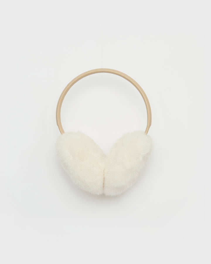 Mink fur earmuffs -Yves Salomon