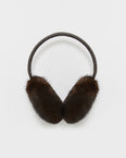 Mink fur earmuffs
