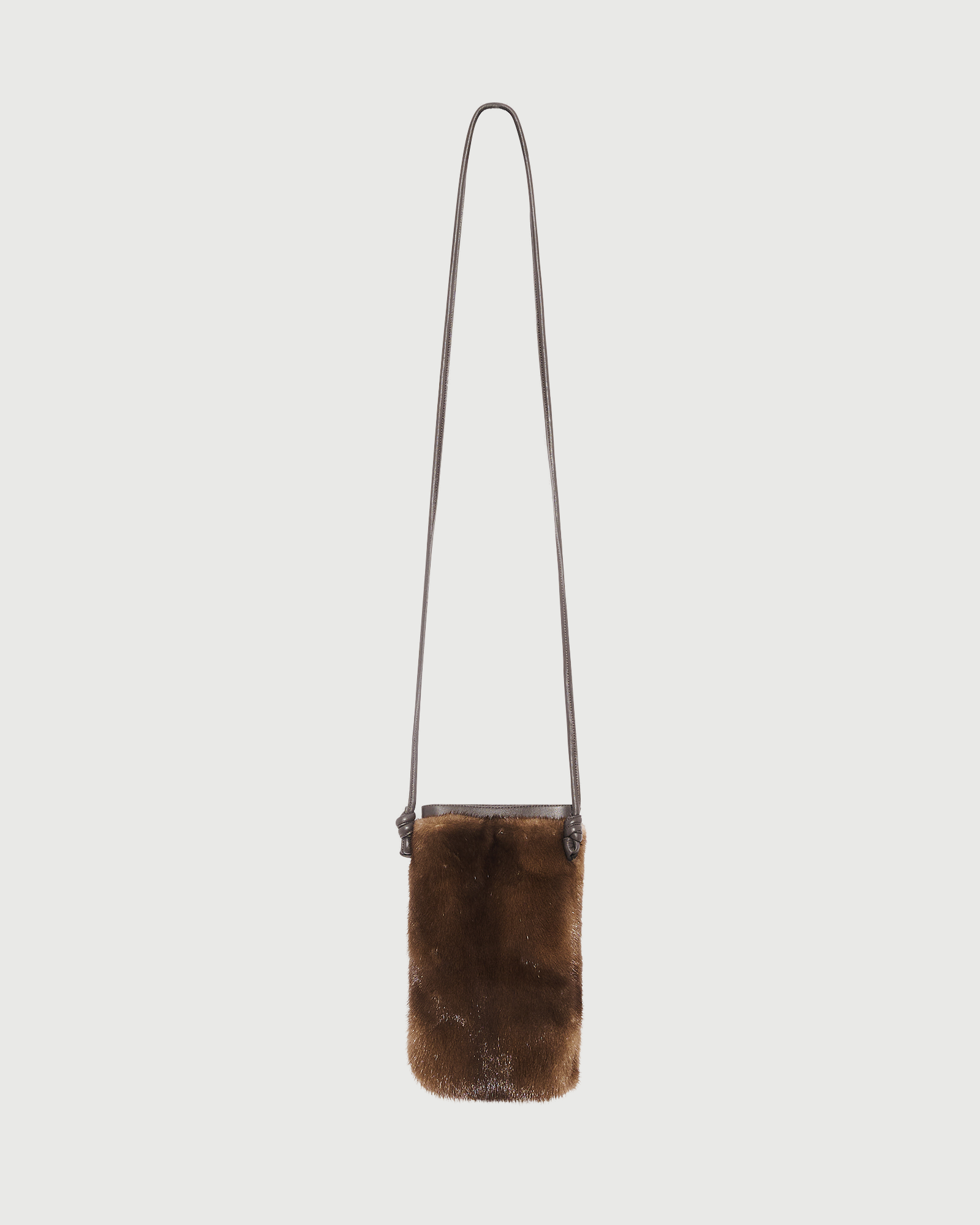 Mink fur and leather bag - Yves Salomon - New Fall Winter Collection