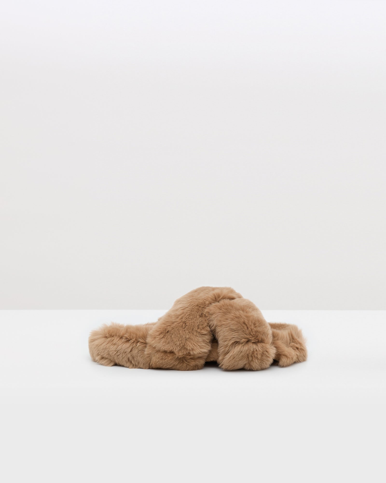 Rex fur slippers - camel - Yves Salomon – Yves Salomon US
