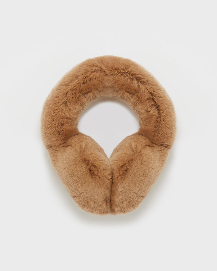 Rex rabbit fur earmuffs