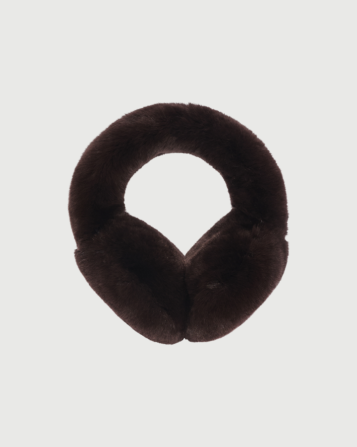 Rex rabbit fur earmuffs - Yves Salomon - New Fall Winter Collection