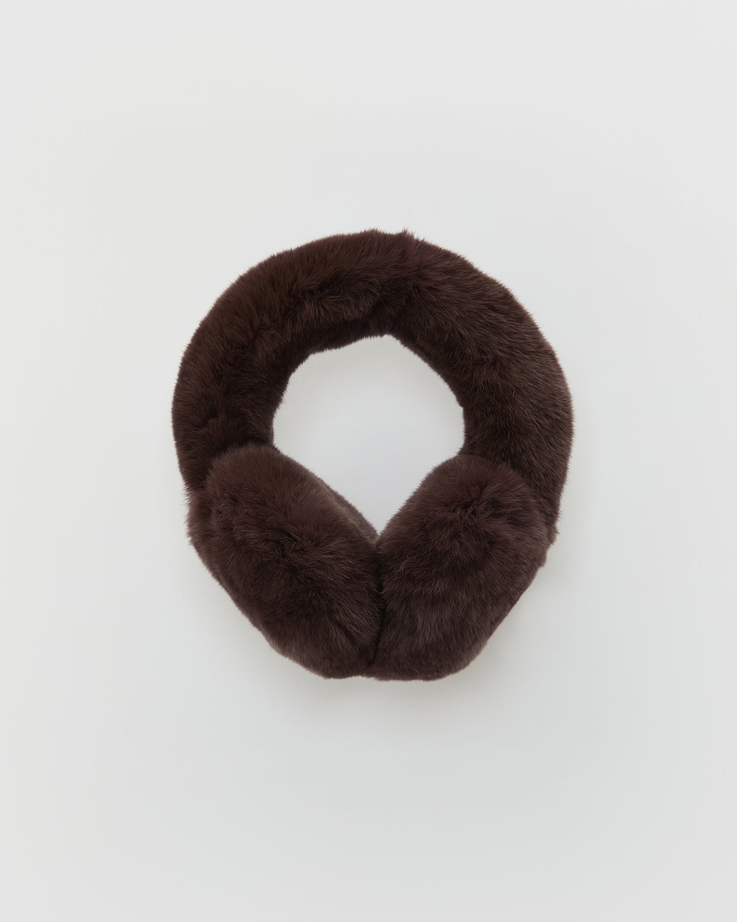 Rex rabbit fur earmuffs