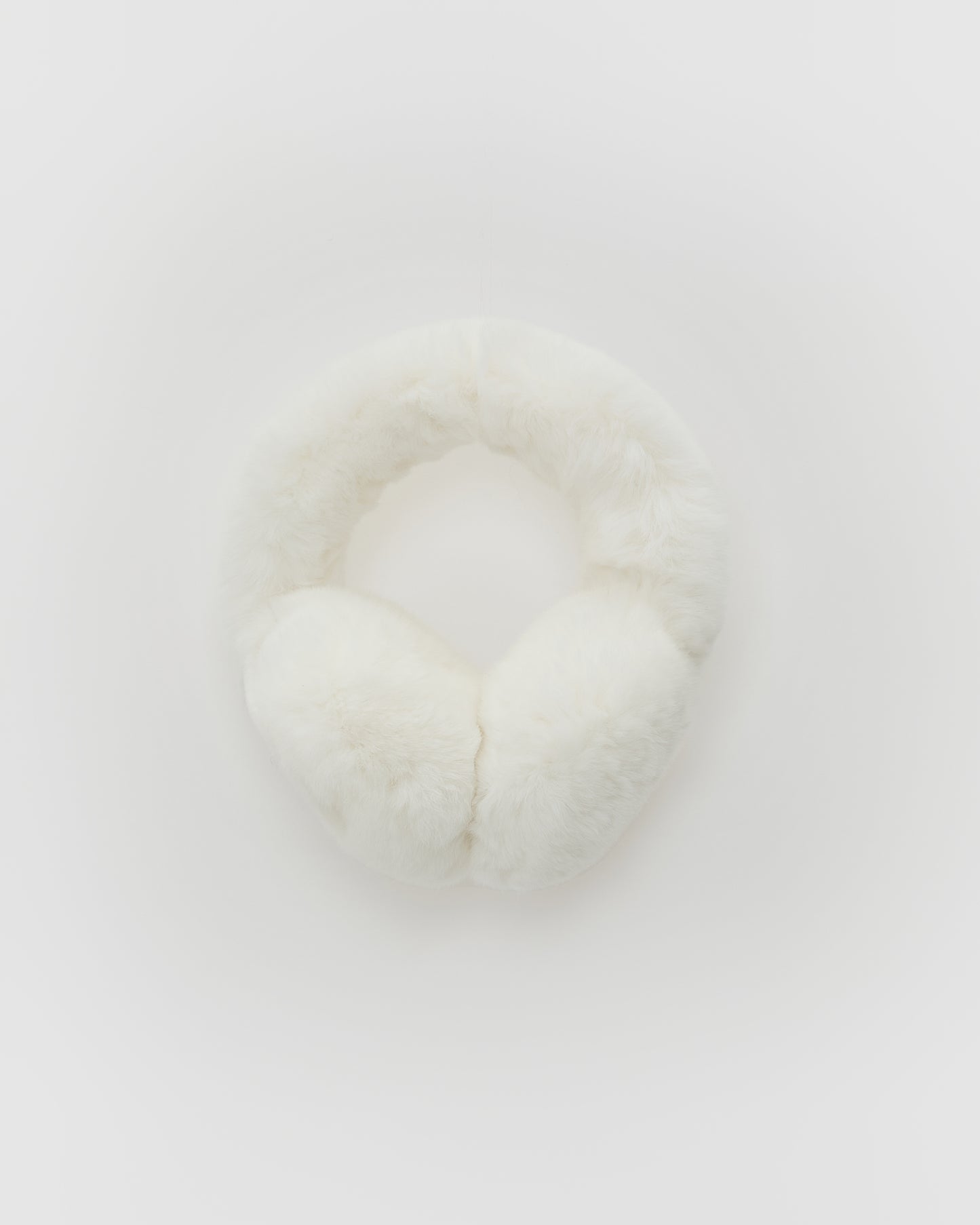 Rex rabbit fur earmuffs