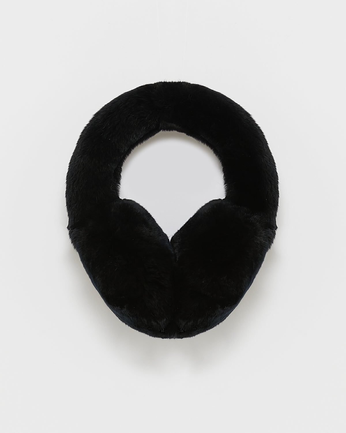 Rex rabbit fur earmuffs