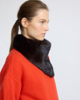 Mink fur bandana
