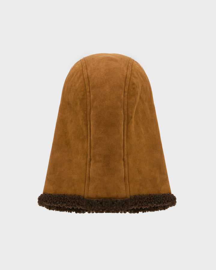 Curly Merino lambskin hood -Yves Salomon