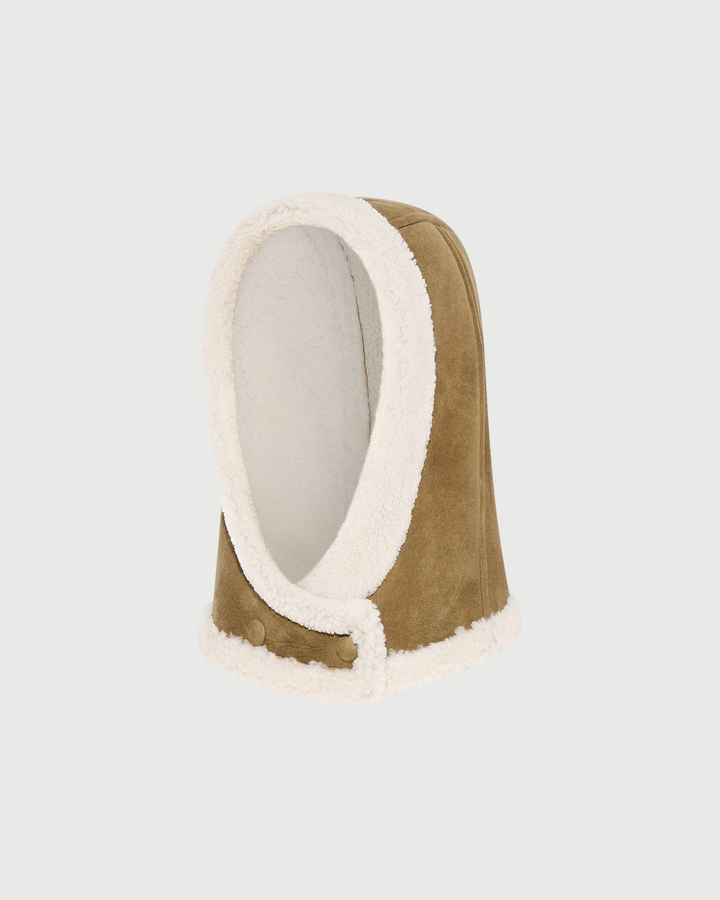 Curly Merino lambskin hood - Yves Salomon - New Fall Winter Collection