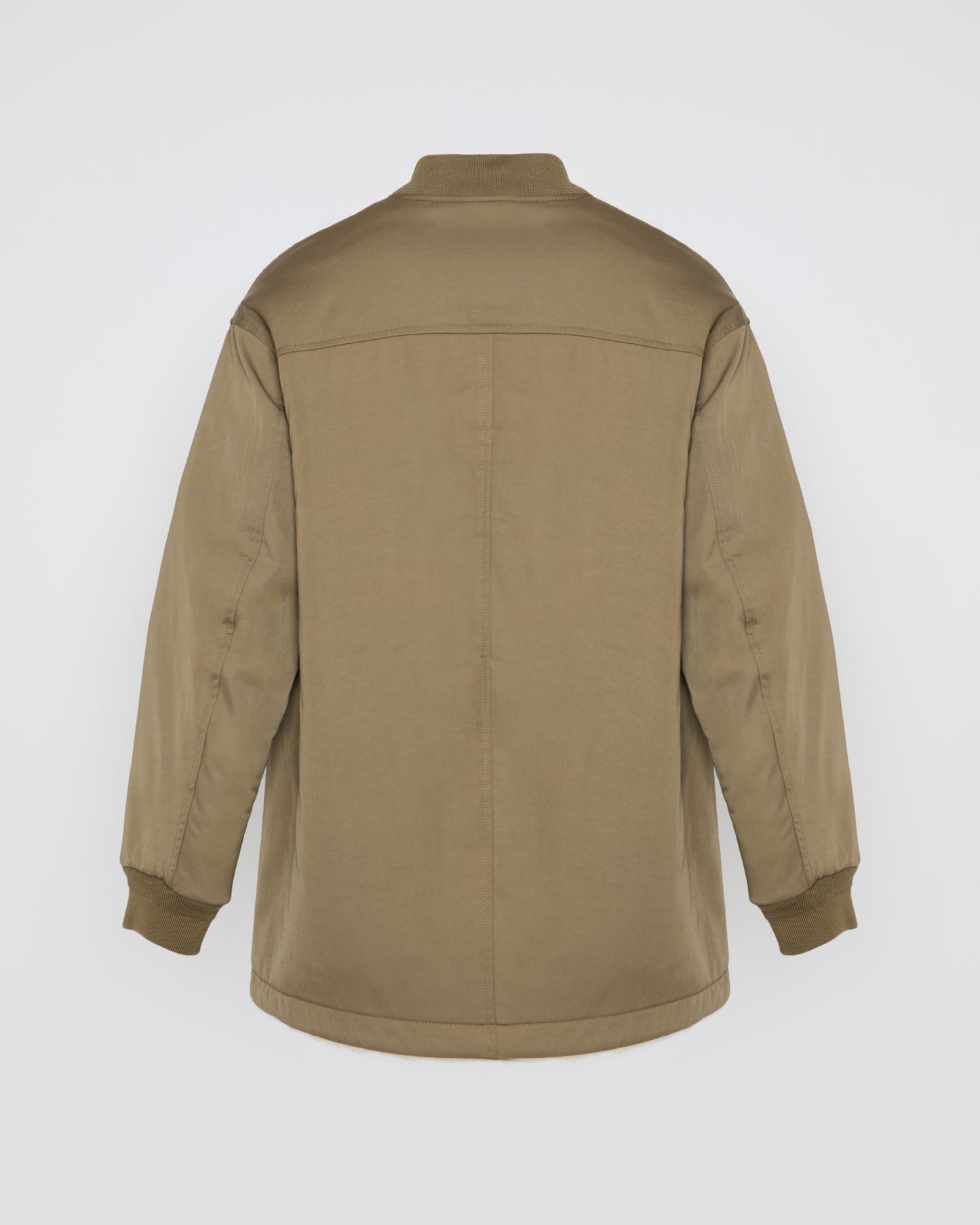 Balck Friday 2025 - Yves Salomon - Long reversible shearling teddy in polycotton drill