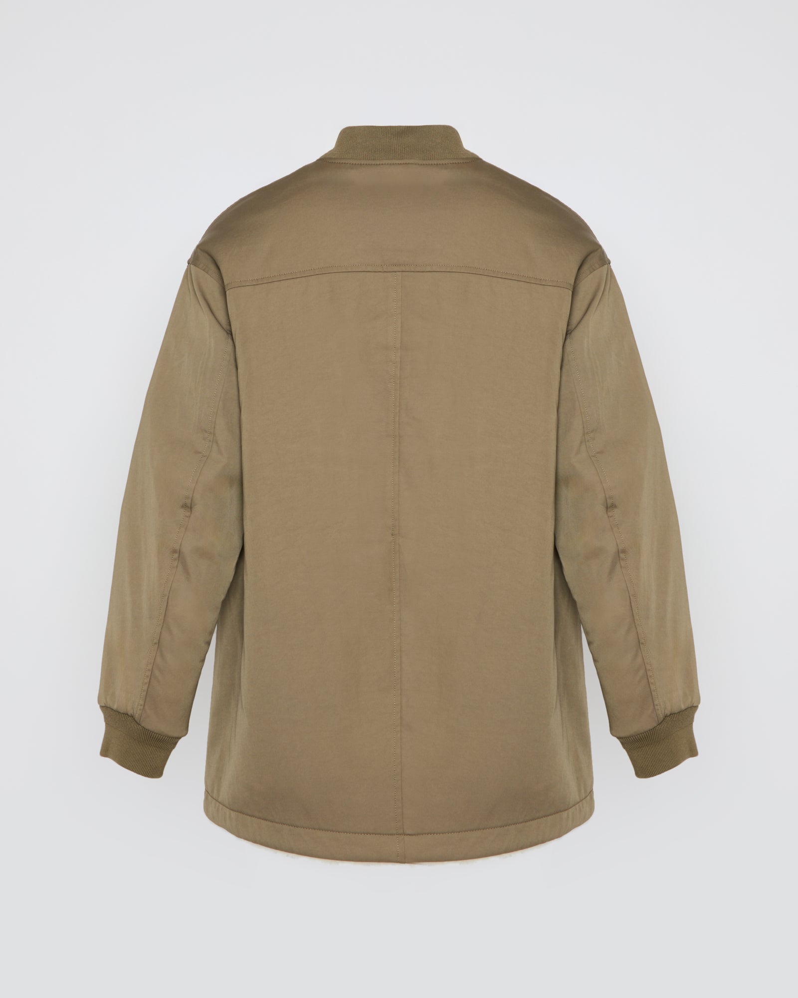 Balck Friday 2025 - Yves Salomon - Long reversible shearling teddy in polycotton drill