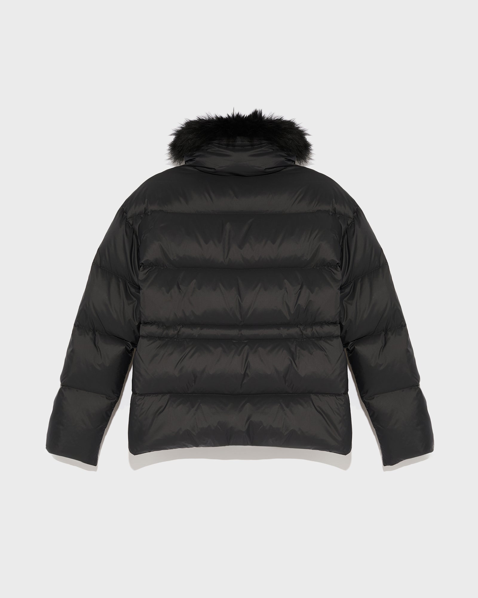 ジャケット YVES SALOMON MERINOS LAMB JACKET (20WFV60657MERX) Short jacket in long-haired mink fur - beige - Yves Salomon