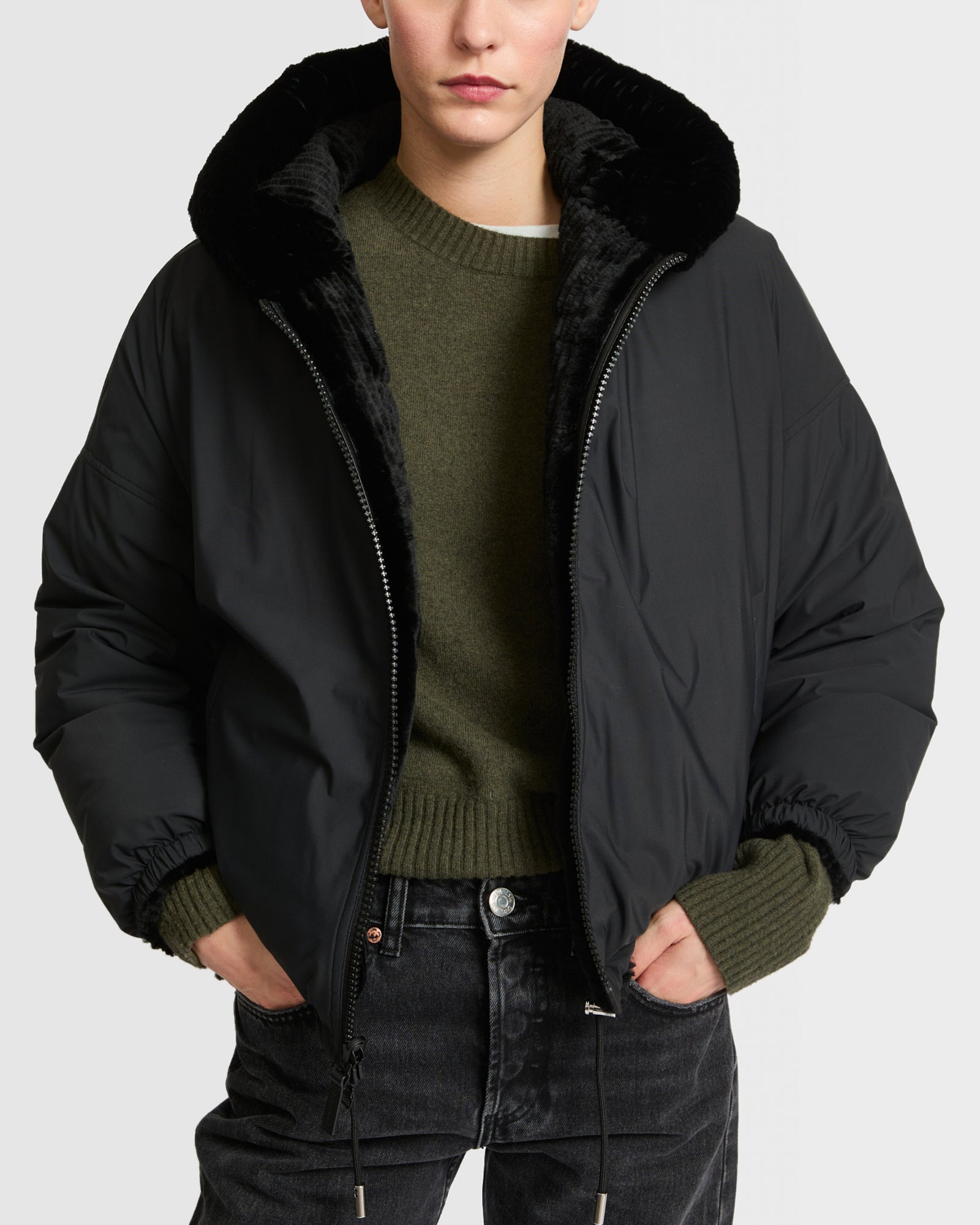 ジャケット・アウター 4way eco fur coat black 4way eco fur coat | Katrin TOKYO
