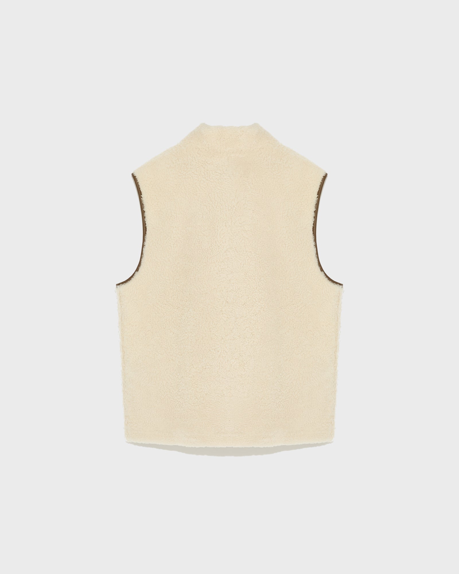 Winter sale & boxing day Yves Salomon -Reversible shearling fleece gilet