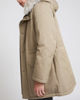 Waterproof cotton-blend iconic parka with coyote fur trim