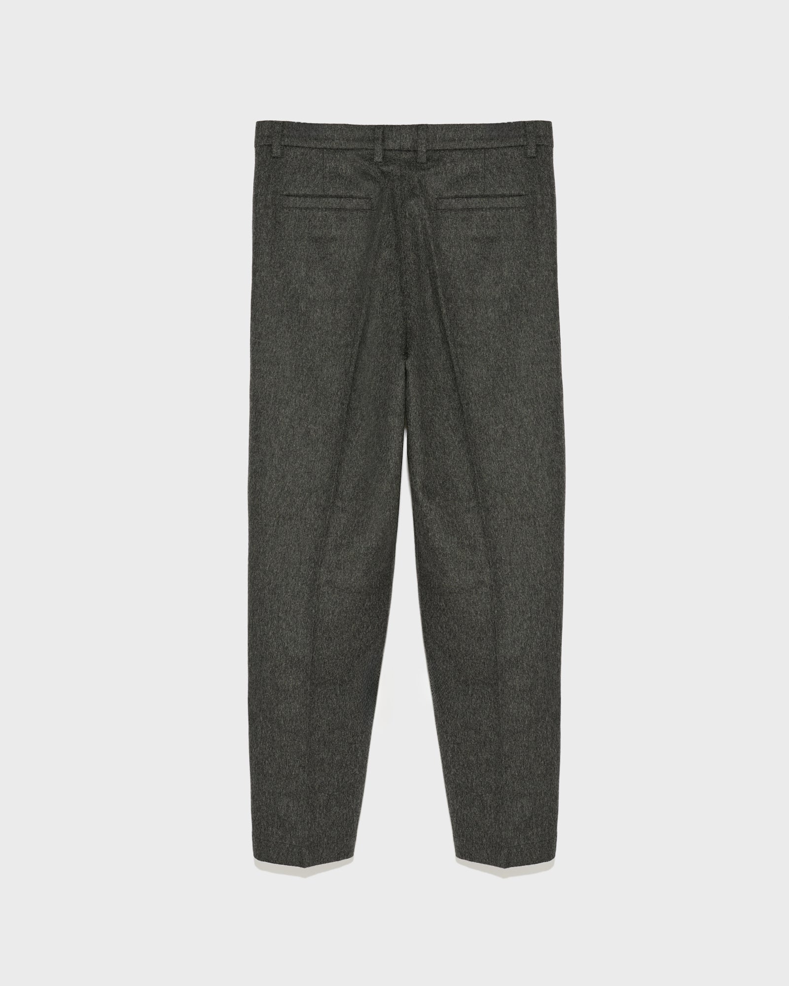Wool chino trousers - grey - Yves Salomon – Yves Salomon US
