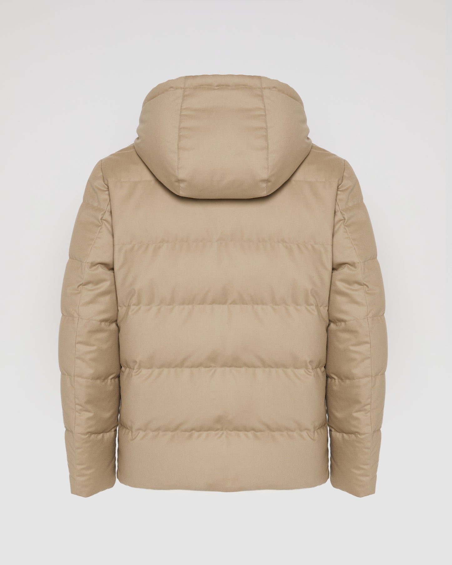 Short down jacket in Loro Piana fabric with mink trim - Yves Salomon