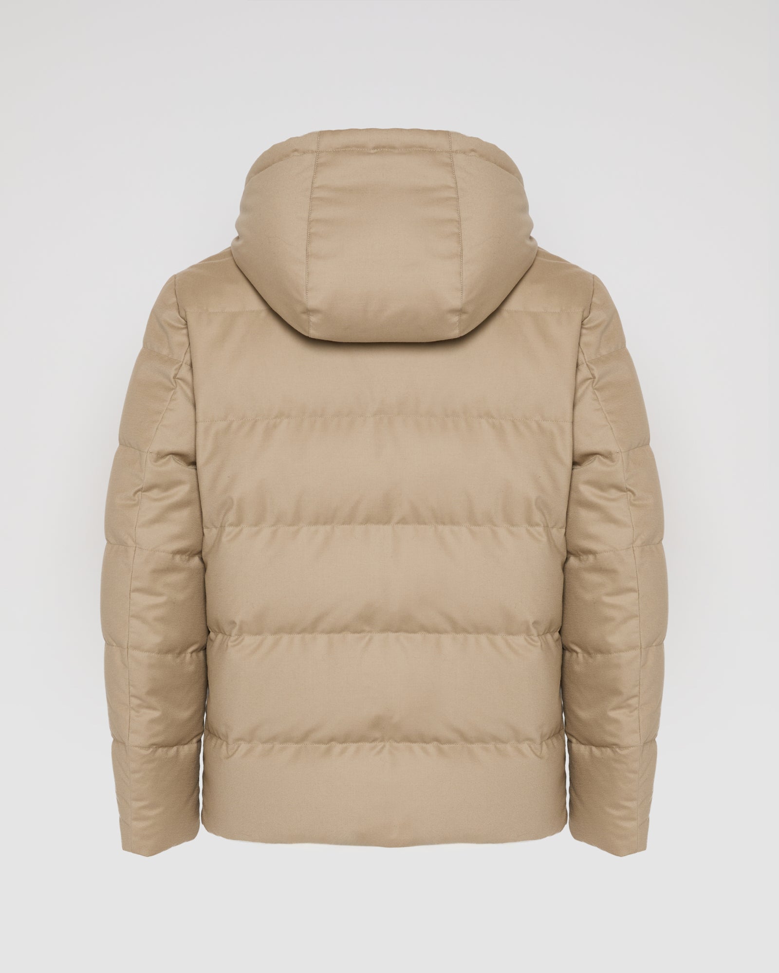 Short down jacket in Loro Piana fabric with mink trim - Yves Salomon
