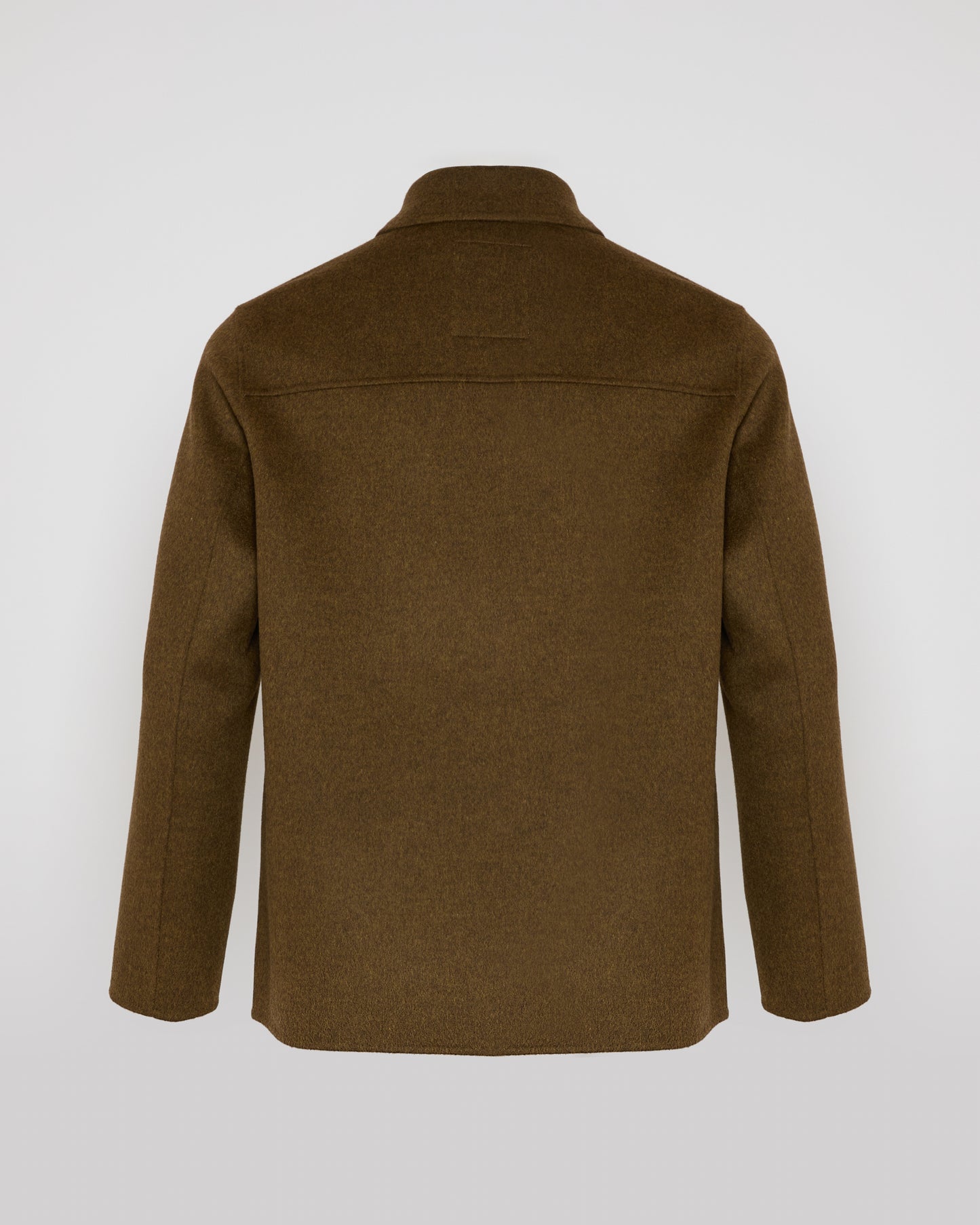 Workwear jacket in double-sided wool-cashmere fabric - Yves Salomon