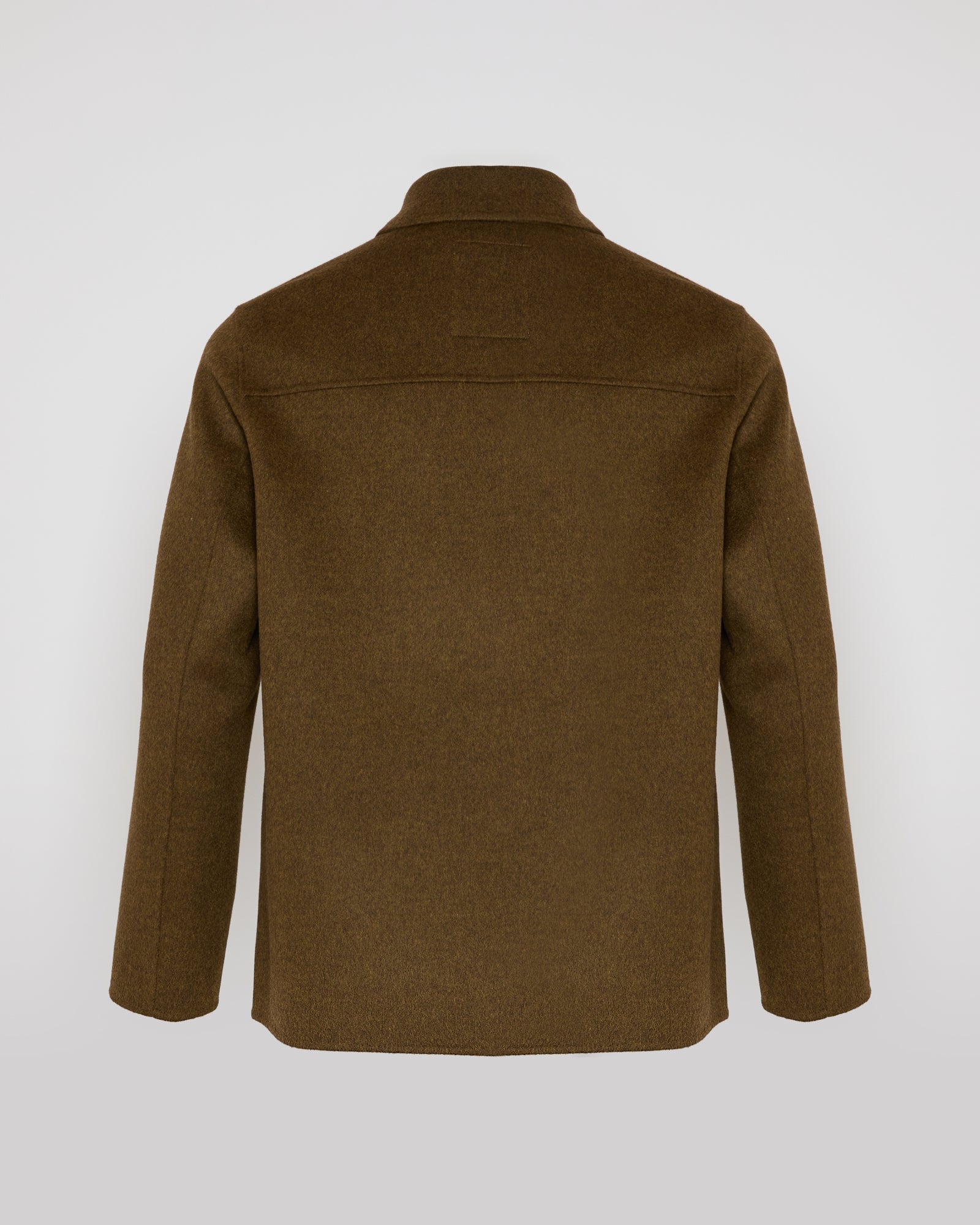 Workwear jacket in double-sided wool-cashmere fabric - Yves Salomon