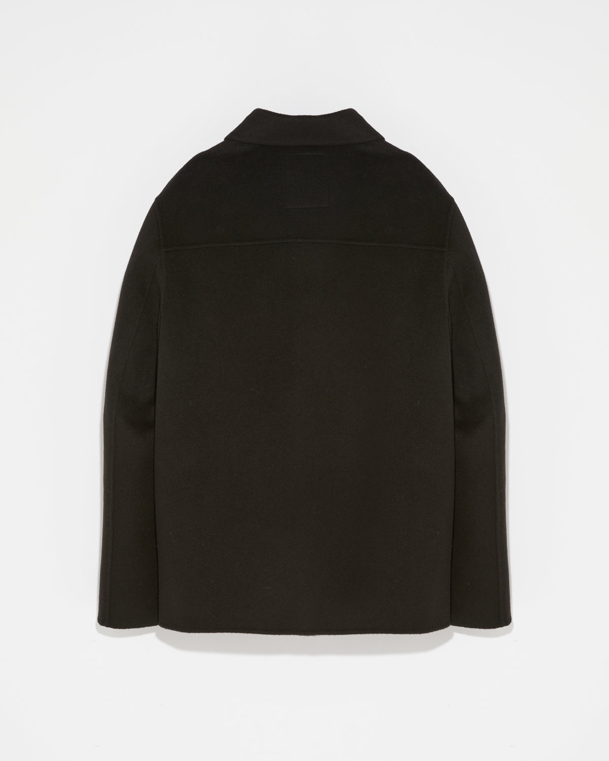 Workwear jacket in double-sided wool-cashmere fabric -Yves Salomon