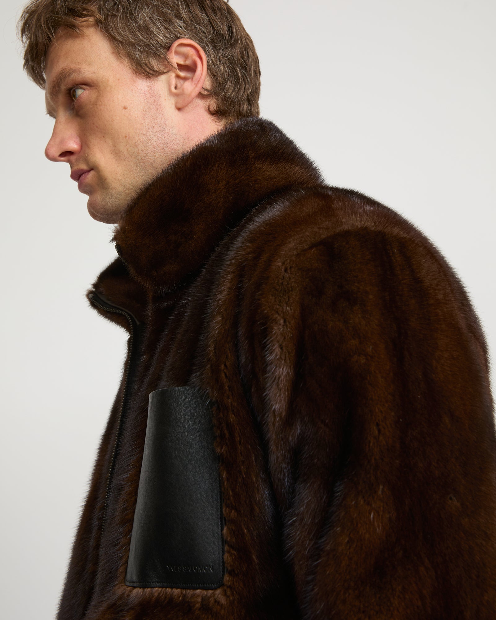 Reversible mink fur fleece jacket - Yves Salomon