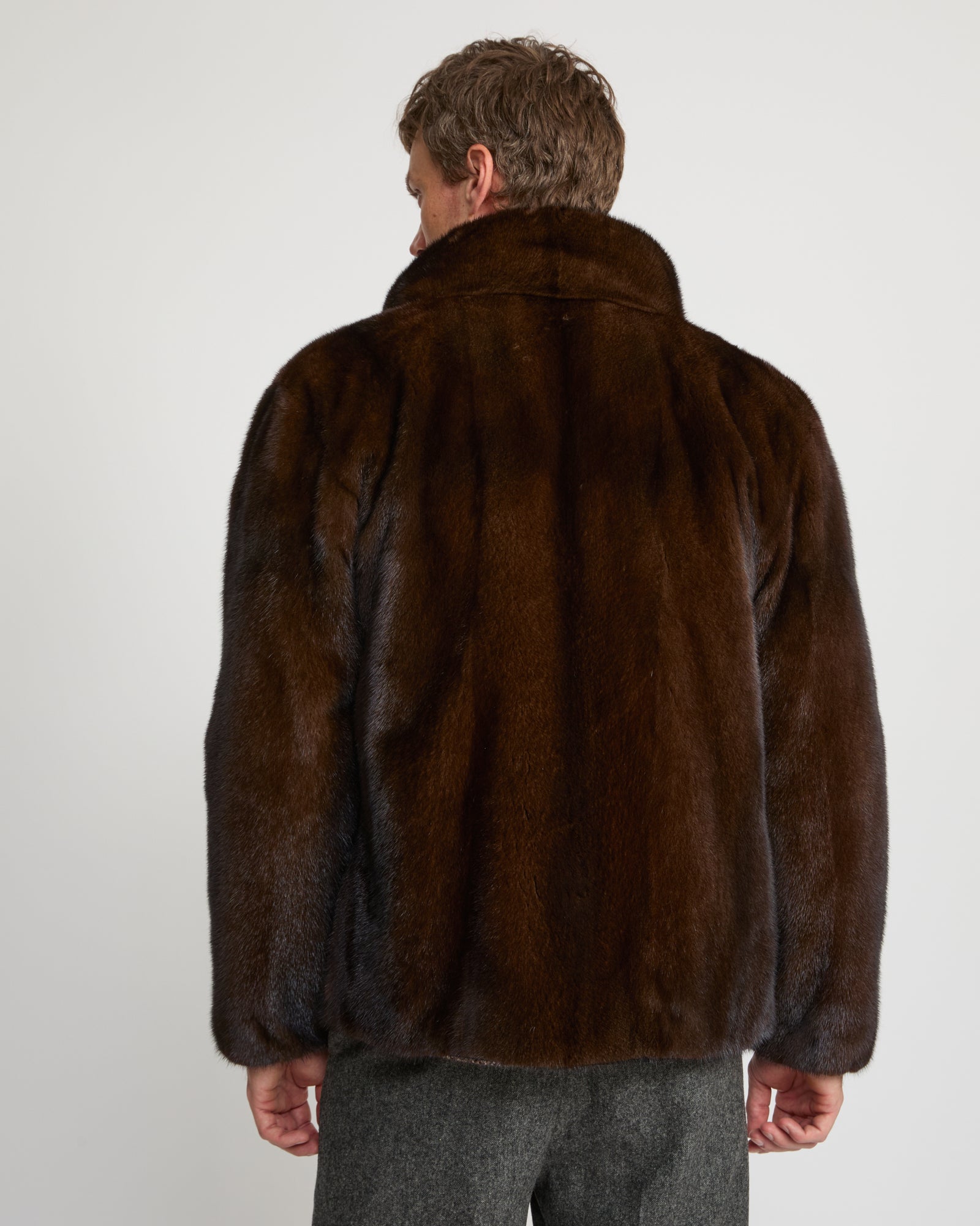 Reversible mink fur fleece jacket - Yves Salomon