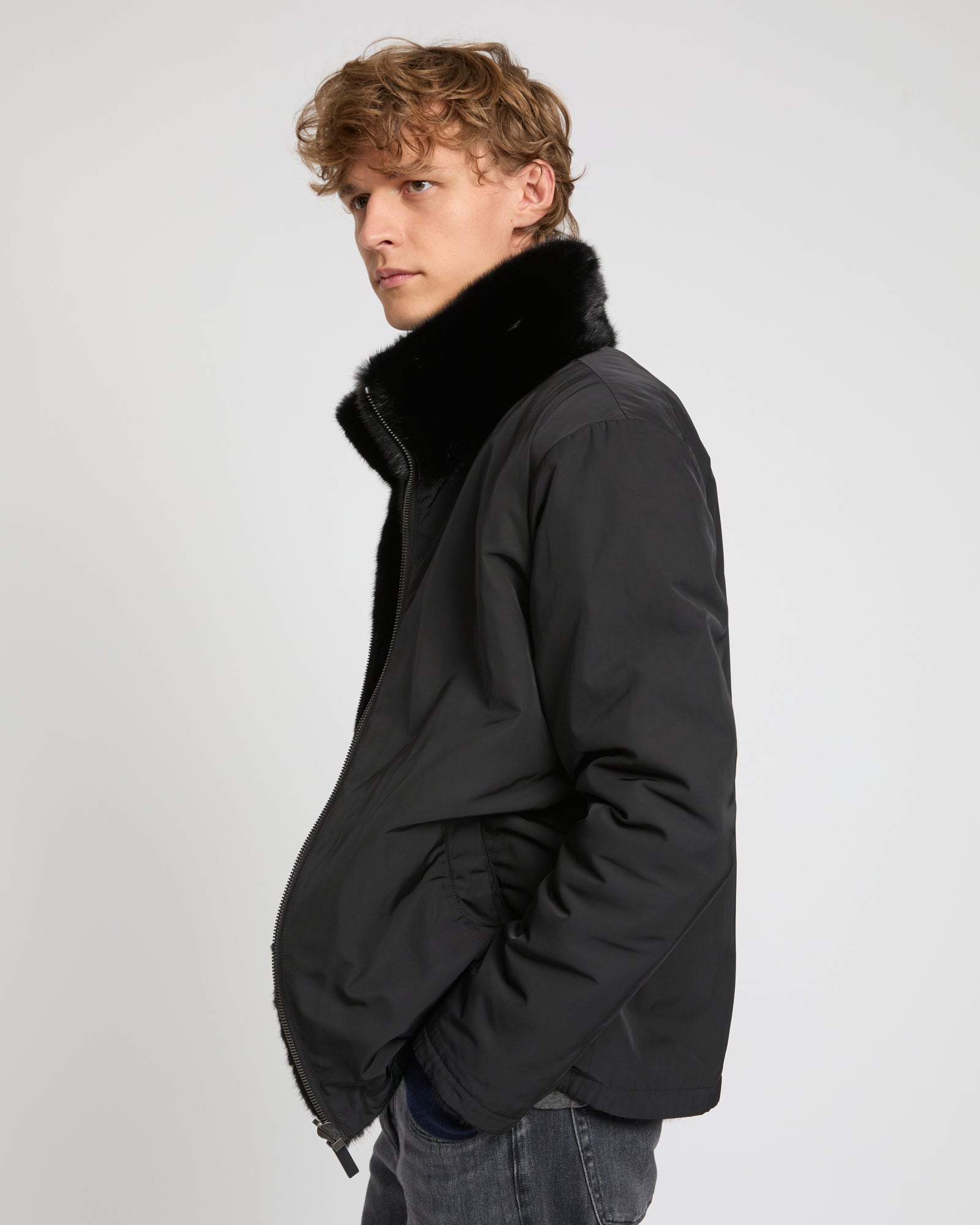 VESTE 71CM -Yves Salomon