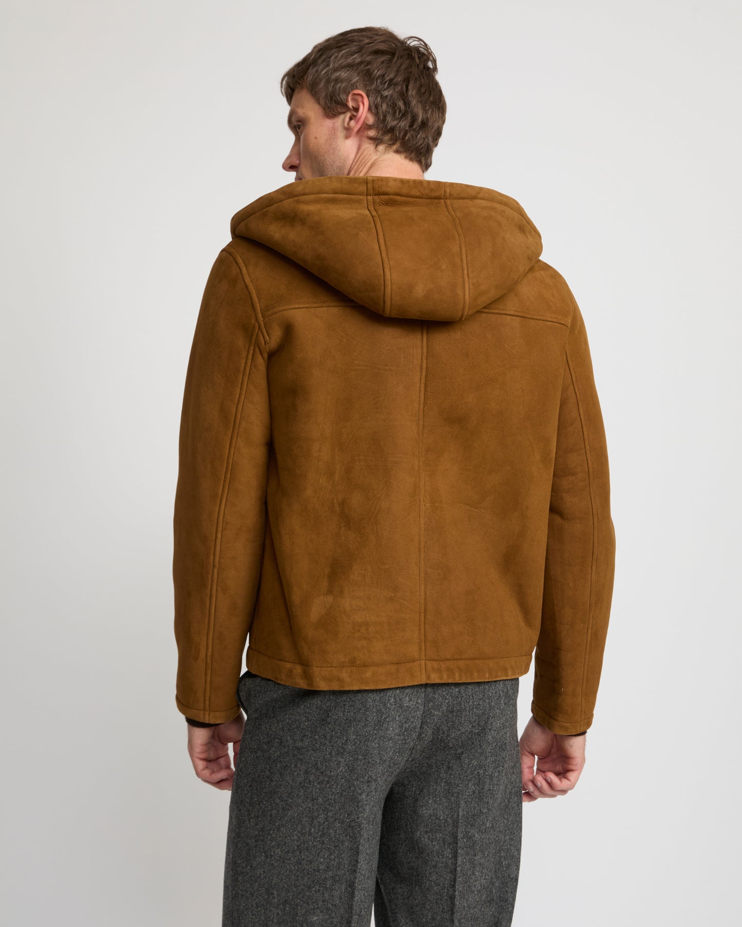 Suede lambskin shearling parka - Yves Salomon
