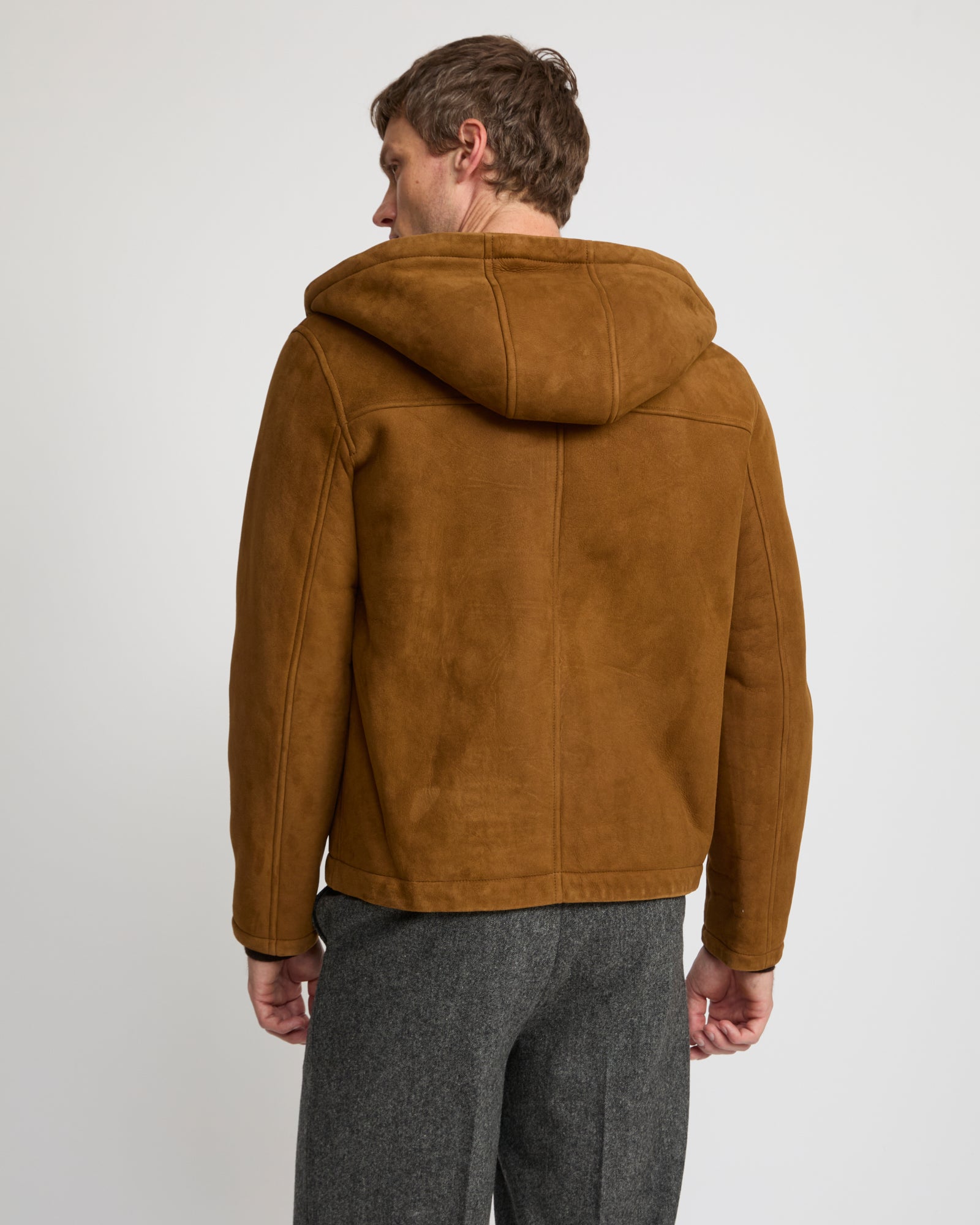 Suede lambskin shearling parka - Yves Salomon