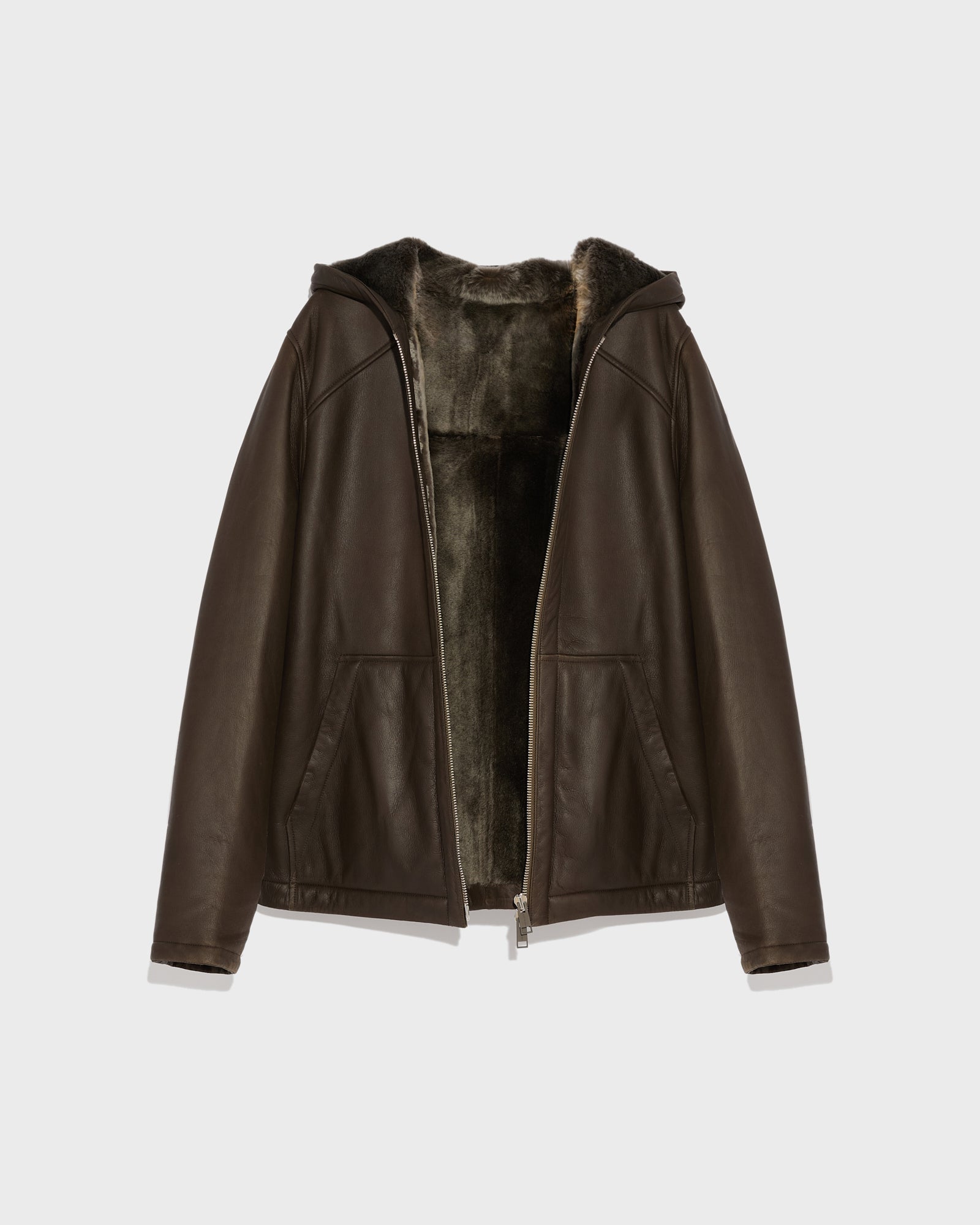 ジャケット・アウター ssstein SHEEP LEATHER HOODED ZIP JACKET LEATHER HOODED SHORT JACKET – ssstein