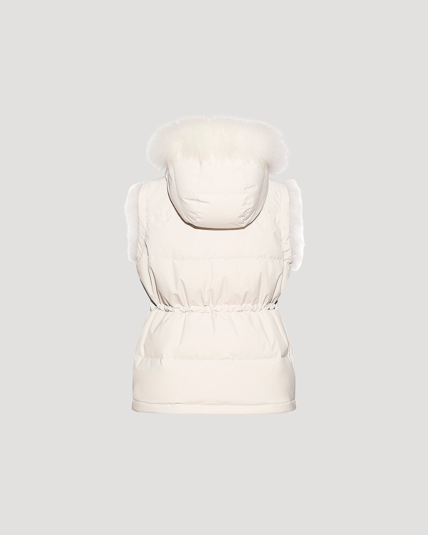 Reversible long-haired lambskin gilet -Yves Salomon