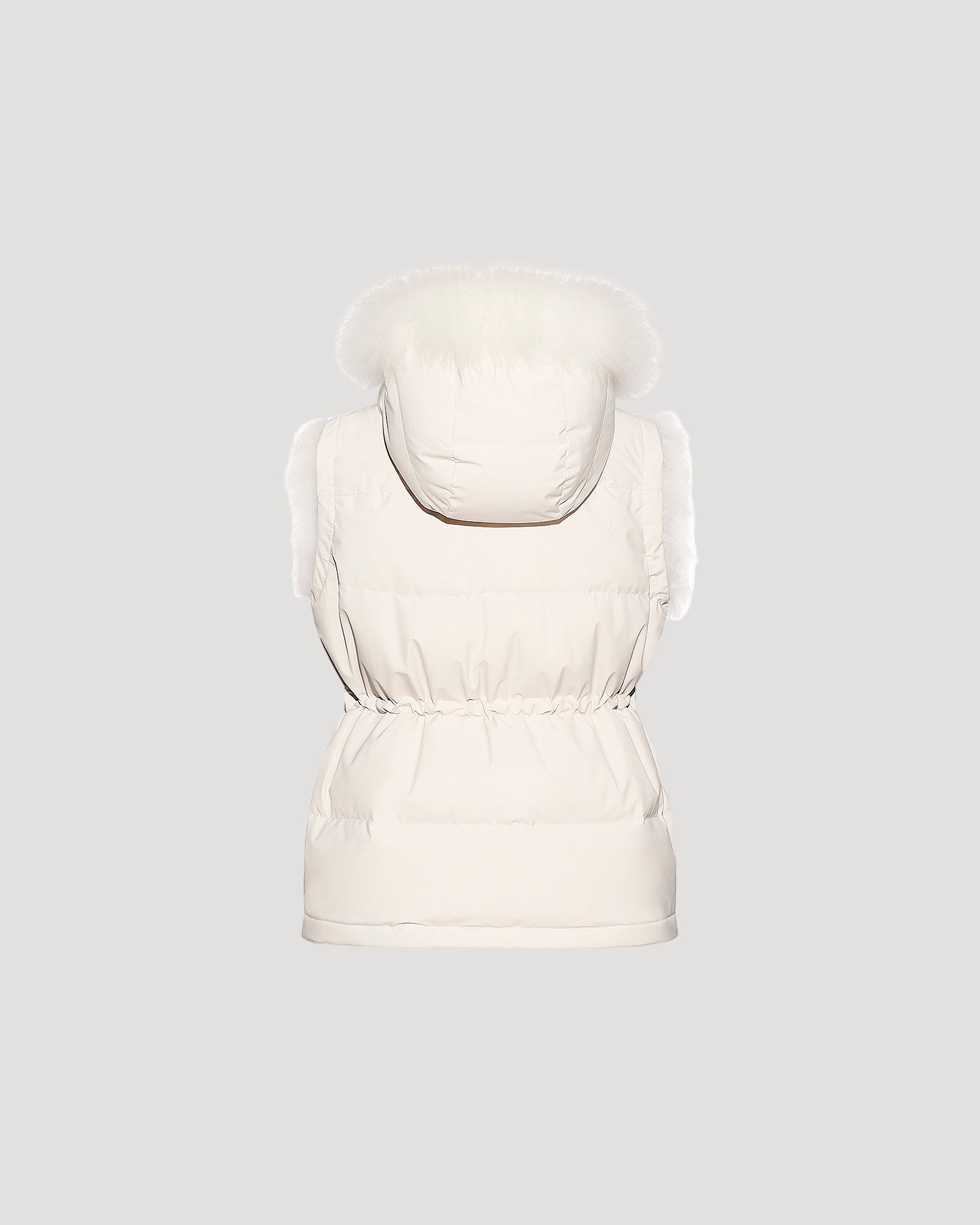 Reversible long-haired lambskin gilet -Yves Salomon