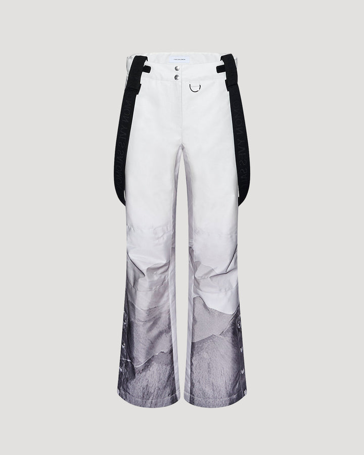 Wide leg ski trousers