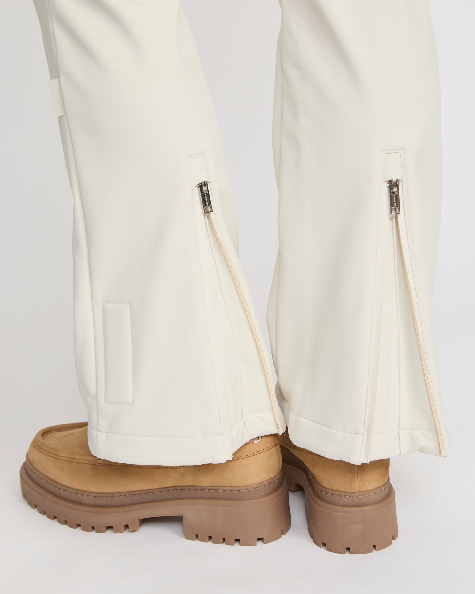 Softshell fabric flared fitted ski trousers - Yves Salomon