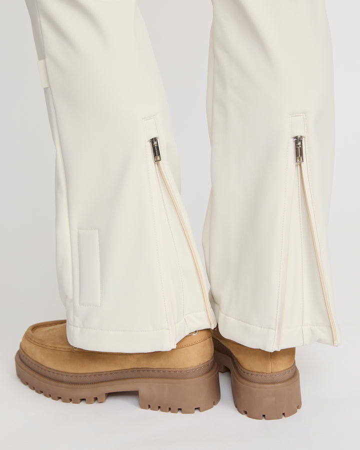 Softshell fabric flared fitted ski trousers - Yves Salomon